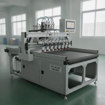 Máy vẽ keo XY với kích thước làm việc 3000x2000mm, điều chỉnh độ cao tự động và đầu ra keo 2-3Kg/h để phân phối chính xác