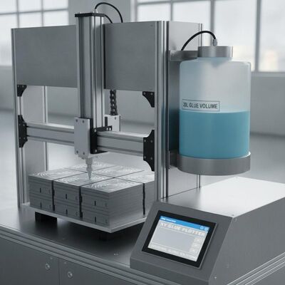 XY Glue Plotter CNC Gluer với 20L Glue Volume 840mm Stack Height và Hot Melt Cold Glue trong một hoạt động